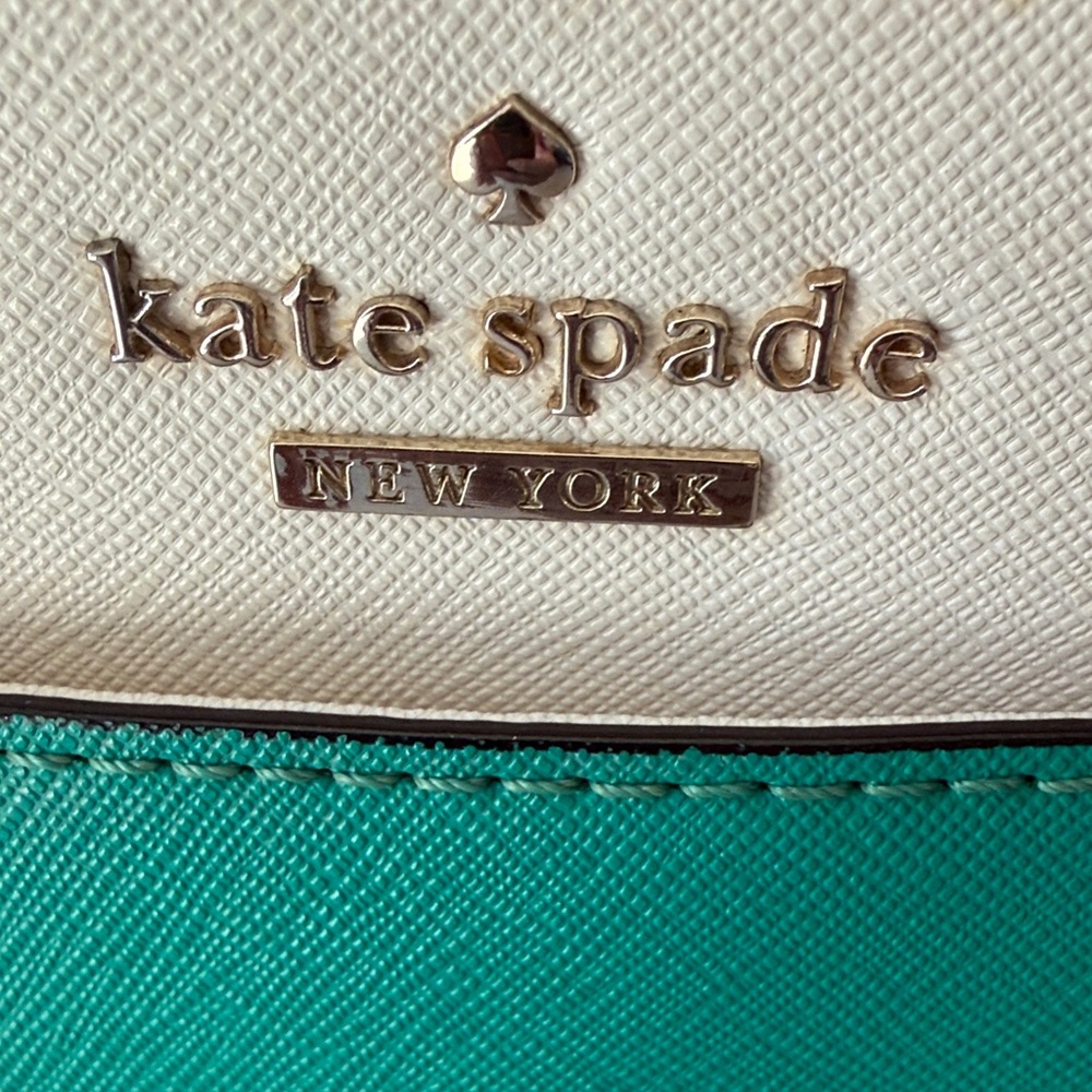 Kate Spade Teal and Black Satchel - Picture 3 of 9
